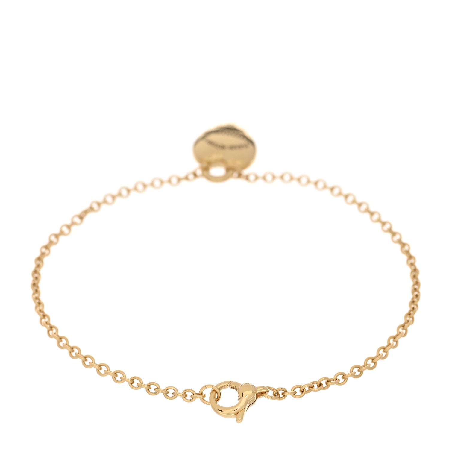 Tiffany 18K Yellow Gold Return To Tiffany Full Heart Bracelet 2 of 4