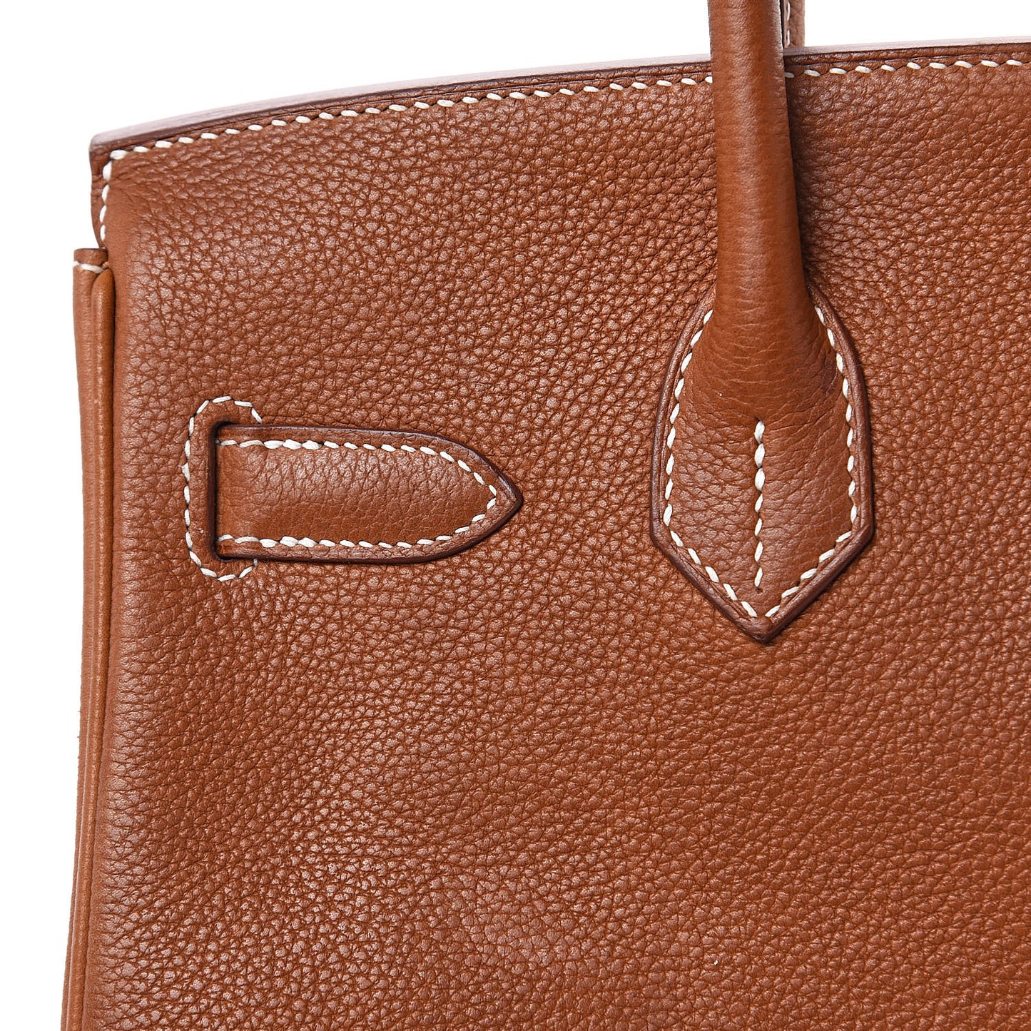 Natural Barenia Faubourg Birkin 30 Fauve