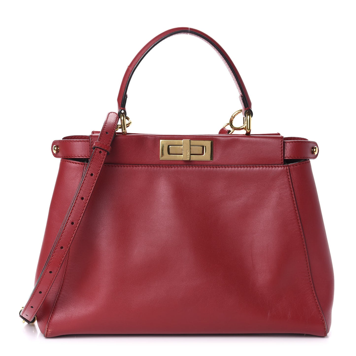 Vitello Morgan Fabric Jacquard Pequin Medium Peekaboo Iconic Satchel Mattone Tobacco Black