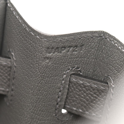 Hermes Epsom Kelly Sellier 32 Gris Meyer 7 of 11