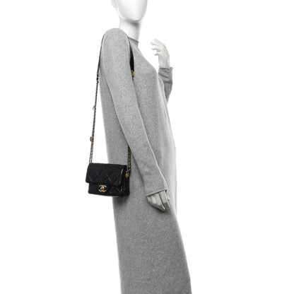 Chanel Caviar Quilted Mini Twist Your Buttons Flap Black 2 of 10