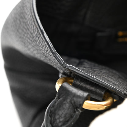 Prada Vitello Daino Pushlock Tote Black 10 of 10