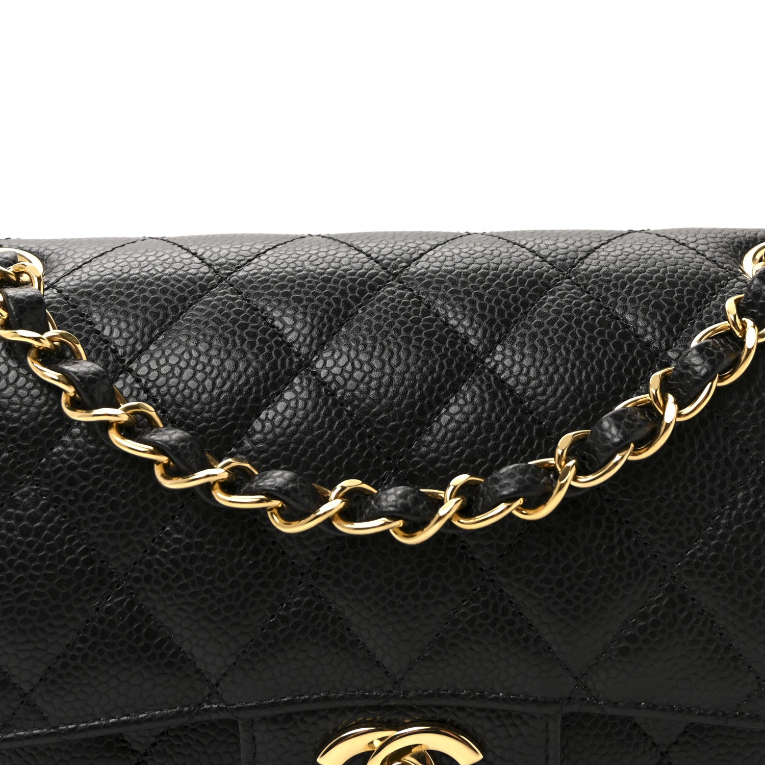 Chanel Caviar Quilted Small Double Flap Black 8 of 10