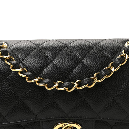 Chanel Caviar Quilted Small Double Flap Black 8 of 10