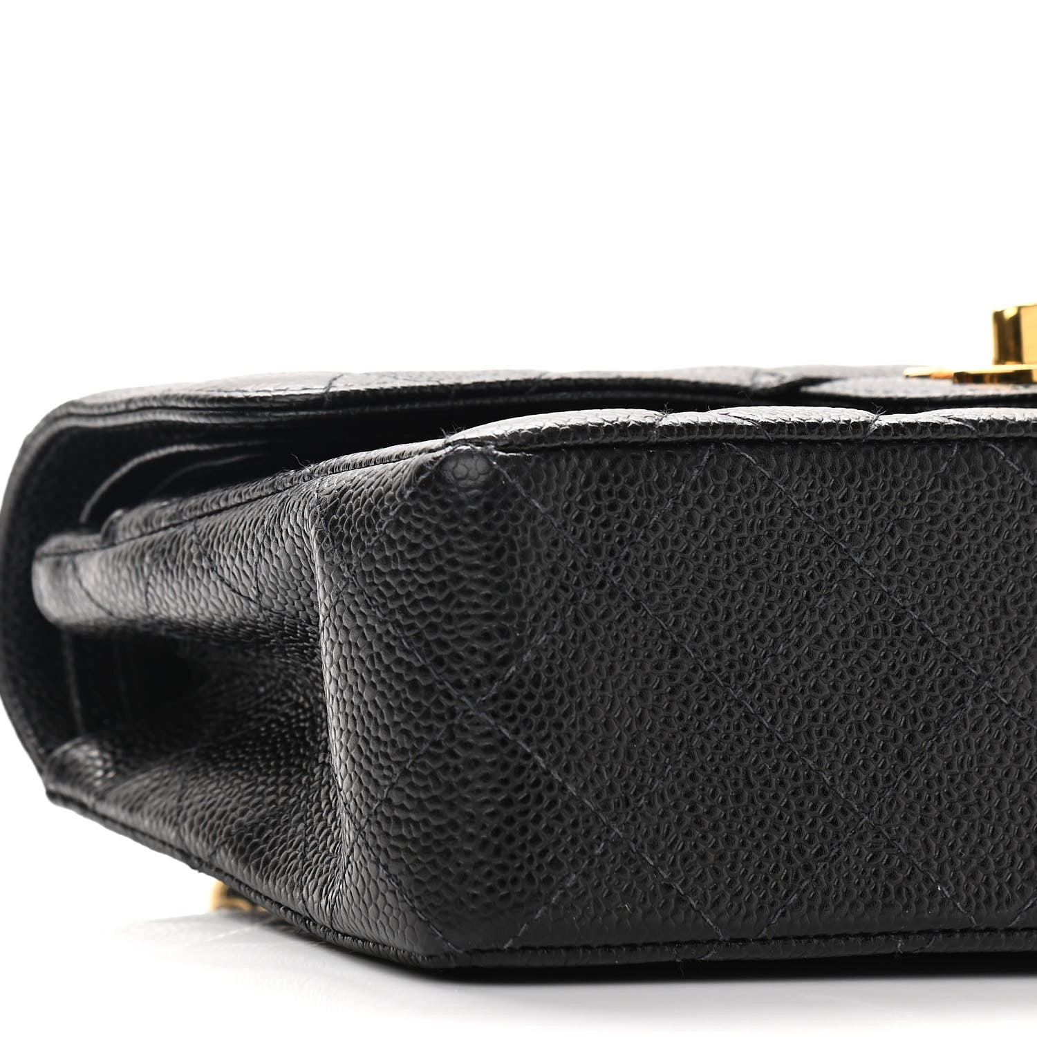 Chanel Caviar Quilted Small Double Flap Black 9 of 10
