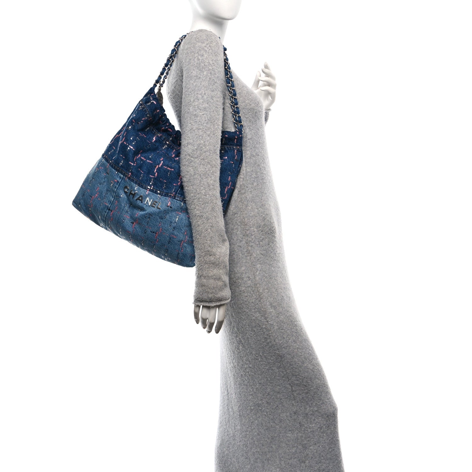 Chanel Denim Sequin Chanel 22 Blue 1722268 – FASHIONPHILE