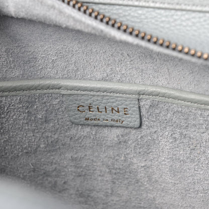 Celine Drummed Calfskin Nano Luggage Cloud 7 of 9