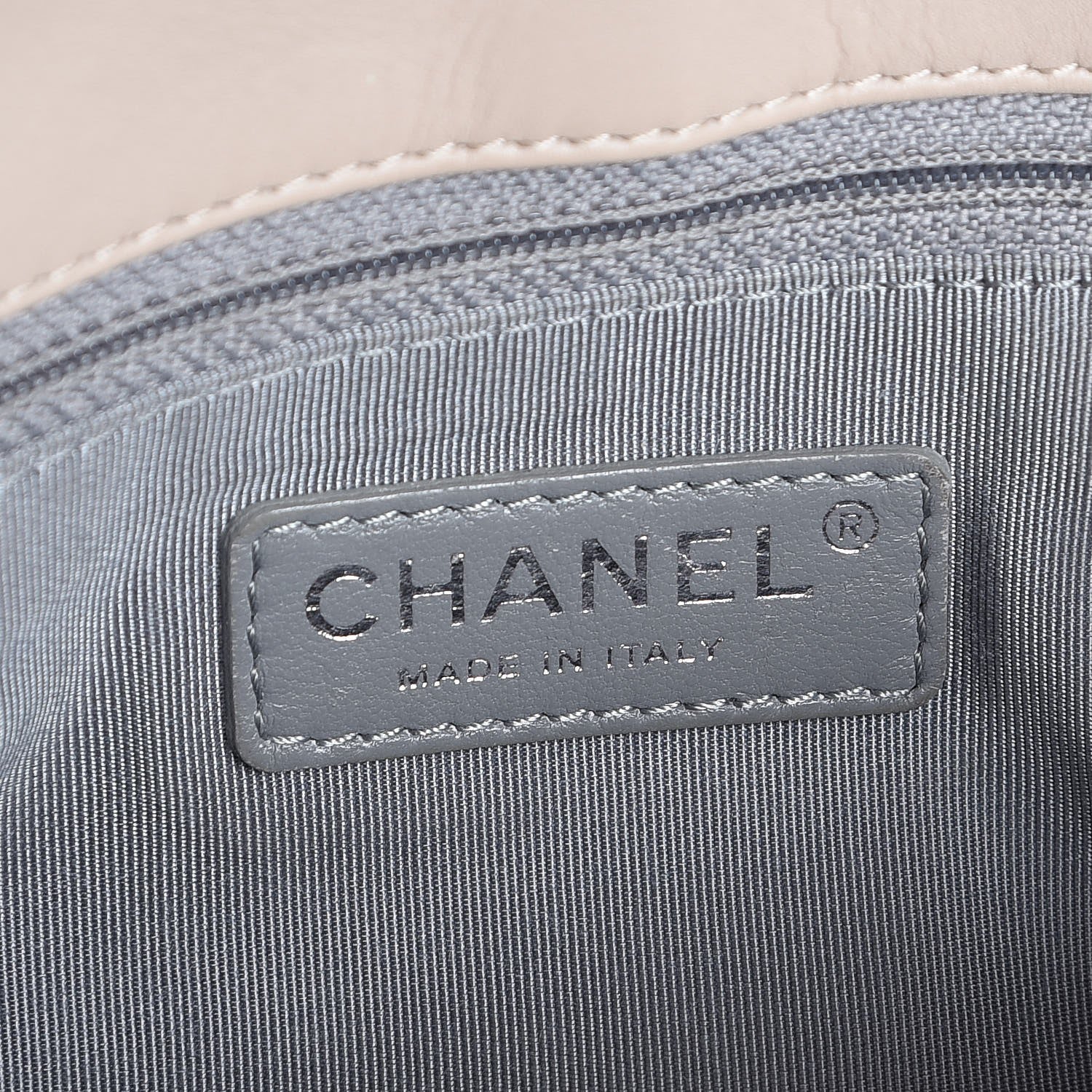 Chanel Calfskin Coco Pleats Messenger Flap Beige 6 of 11