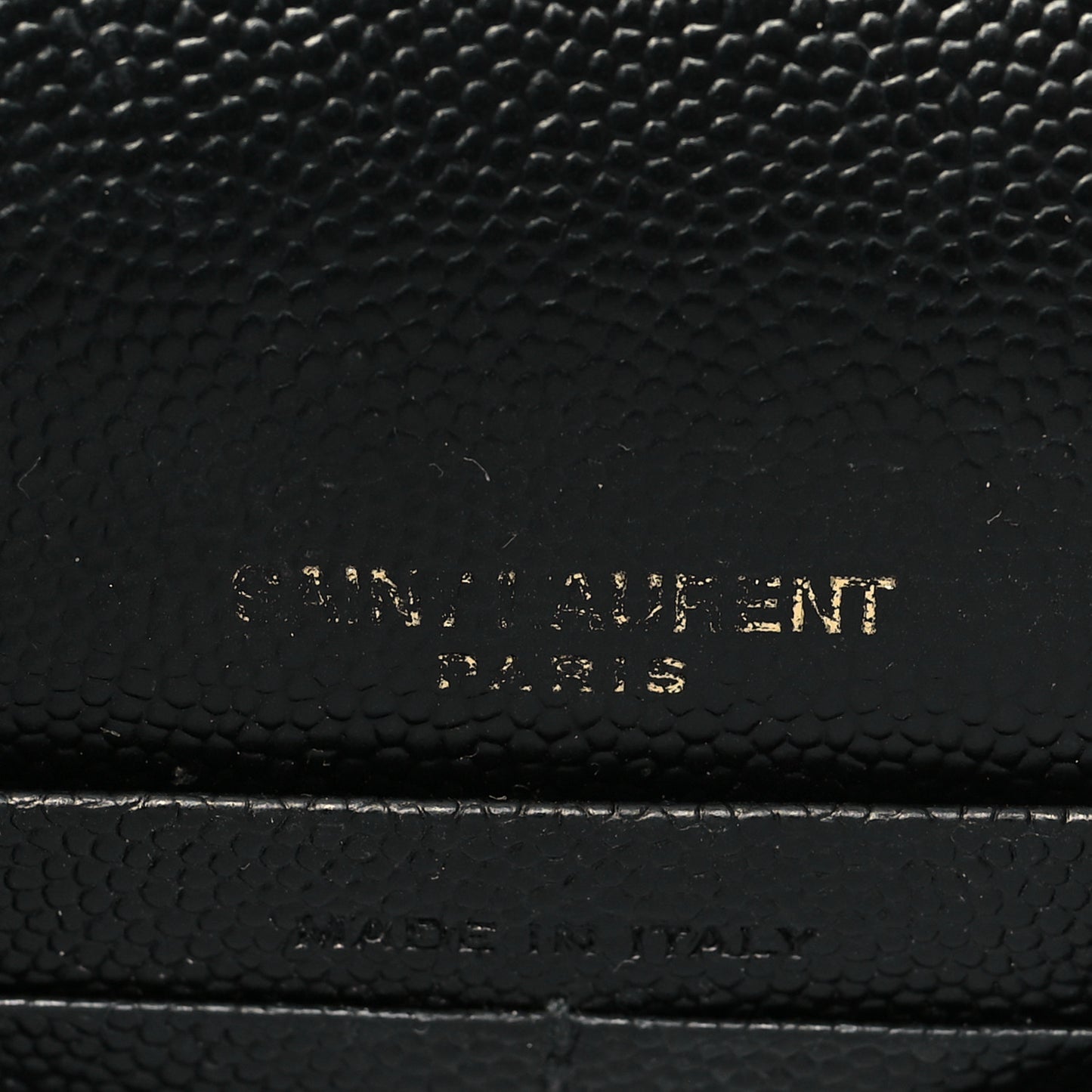 Grain De Poudre Classic Monogram Kate Tassel Chain Wallet Black