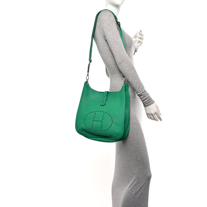 Hermes Taurillon Clemence Evelyne III GM Menthe 2 of 10
