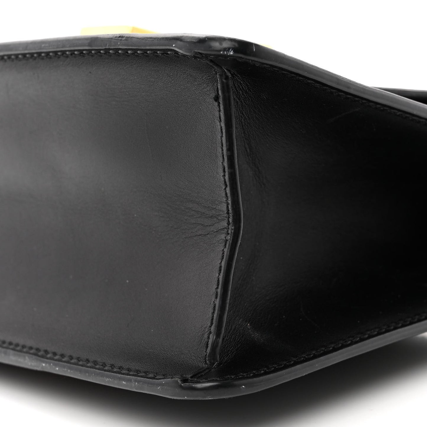 Calfskin Mini Sylvie Top Handle Bag Black