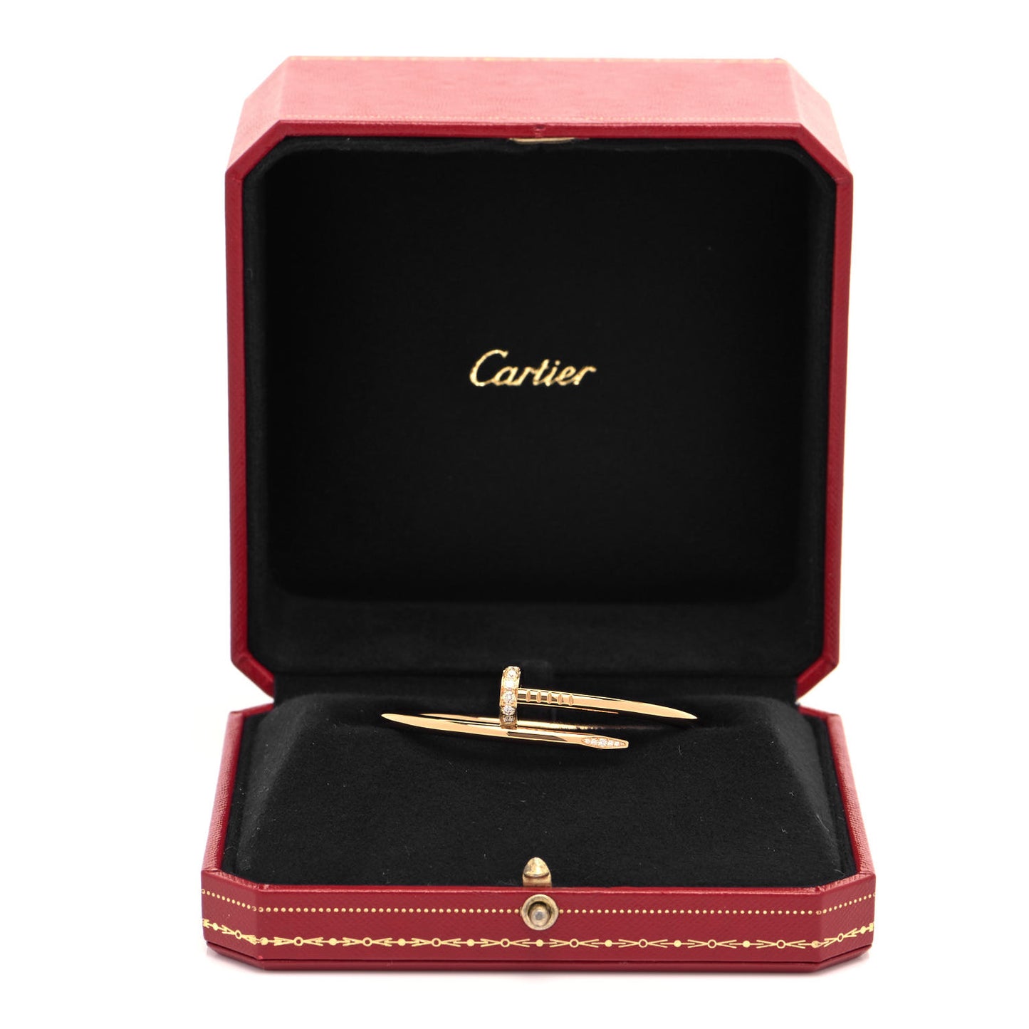 18K Pink Gold Diamond Juste Un Clou Bracelet 16