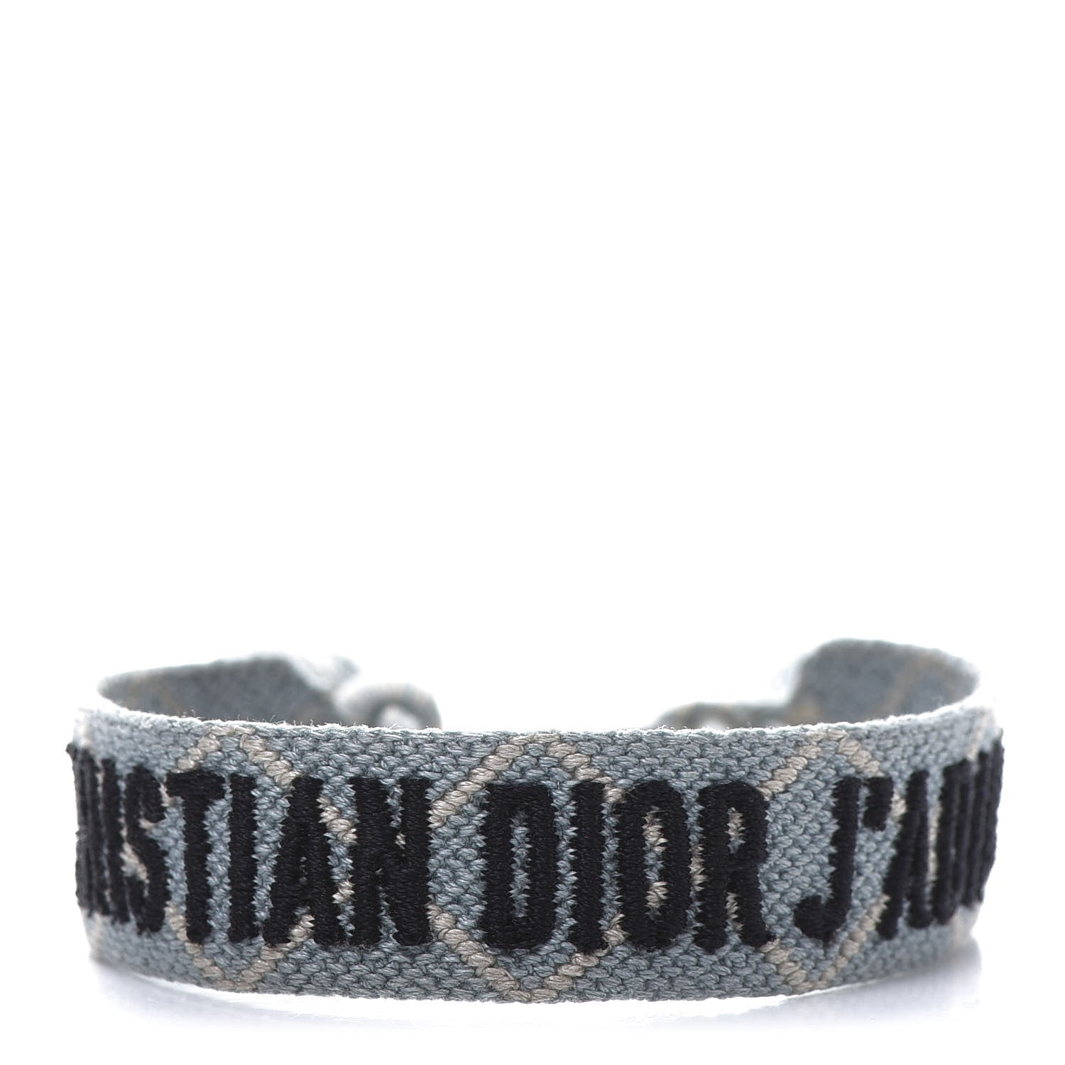 Christian Dior Woven Cotton J'Adior Friendship Bracelet Blue 1 of 5