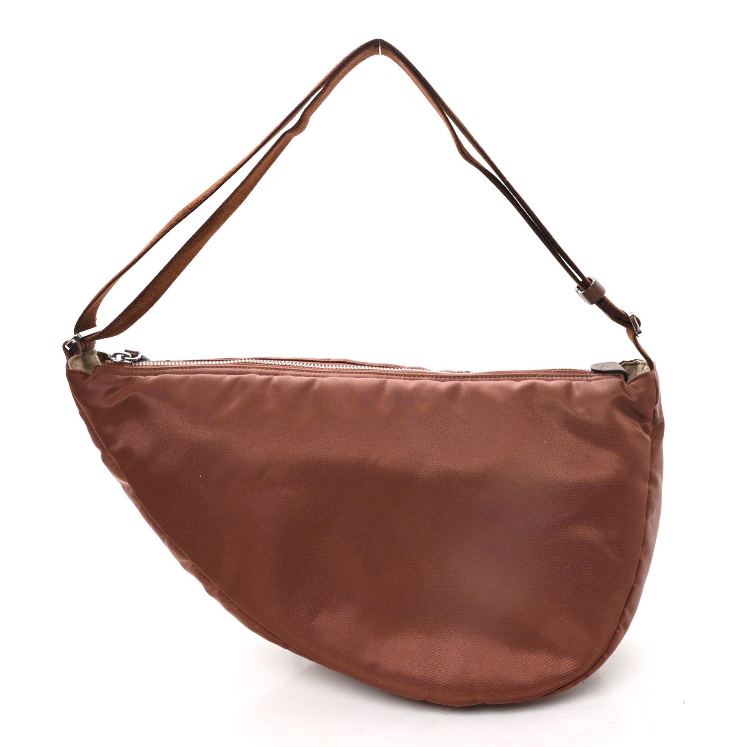 The Row Nylon Slouchy Banana Two Bag Umber 1 of 10