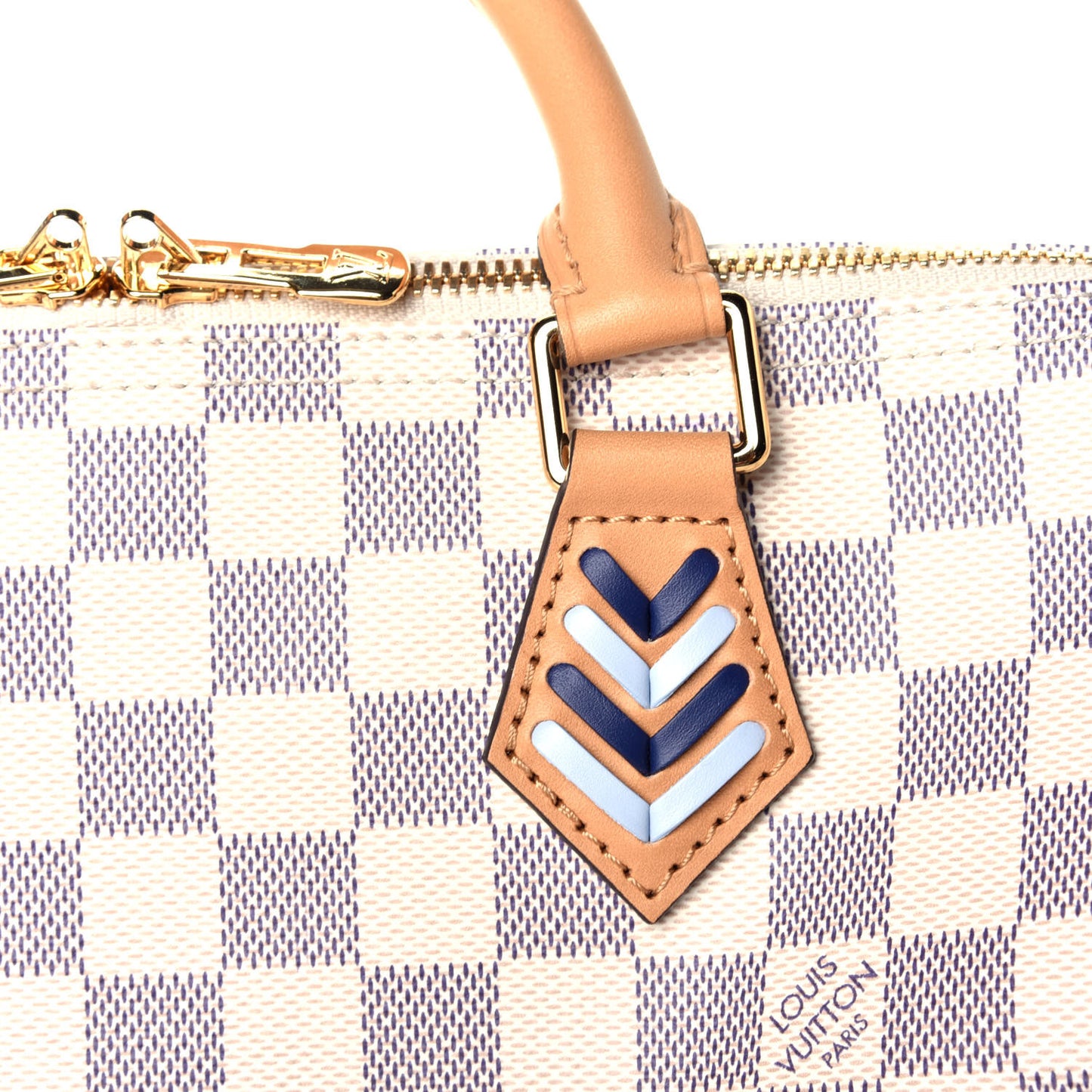 Damier Azur Braided Speedy Bandouliere 30 Blue