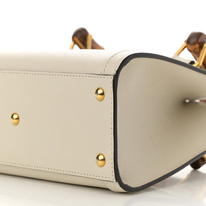 Gucci Wonka Grain Calfskin Mini Diana Tote Bag Mystic White 11 of 18