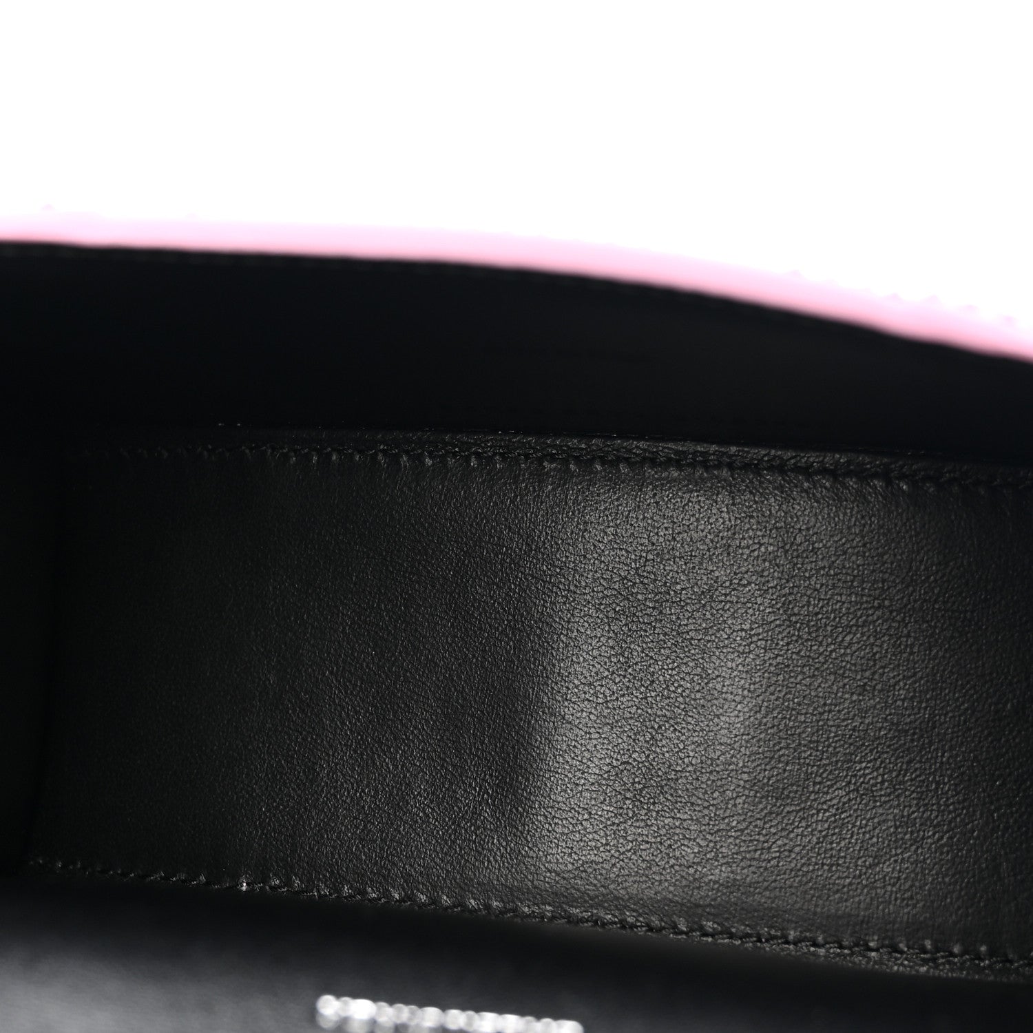 Balenciaga Strass Suede Hourglass Top Handle Bag XS Pink 5 of 11