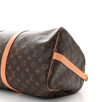 Louis Vuitton Monogram Keepall Bandouliere 50 10 of 17
