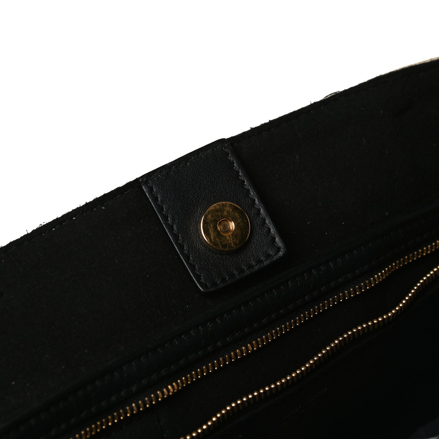 Canvas Calfskin T Tote Beige