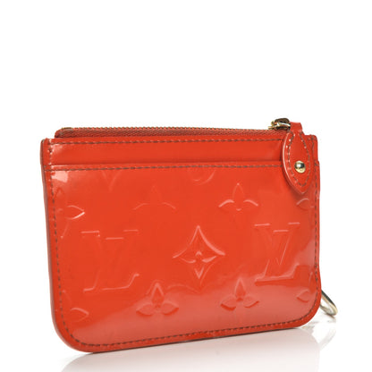 Louis Vuitton Vernis Key Pouch Orange 3 of 8