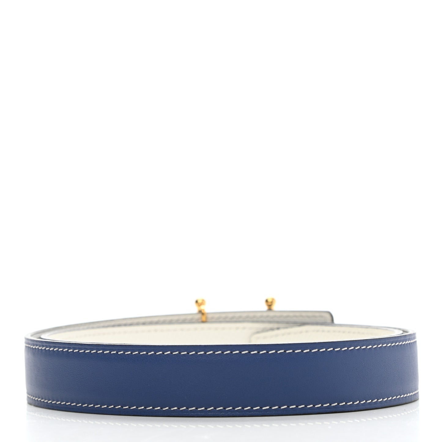 Swift Epsom 24mm Mors H Belt 75 Bleu Brighton White