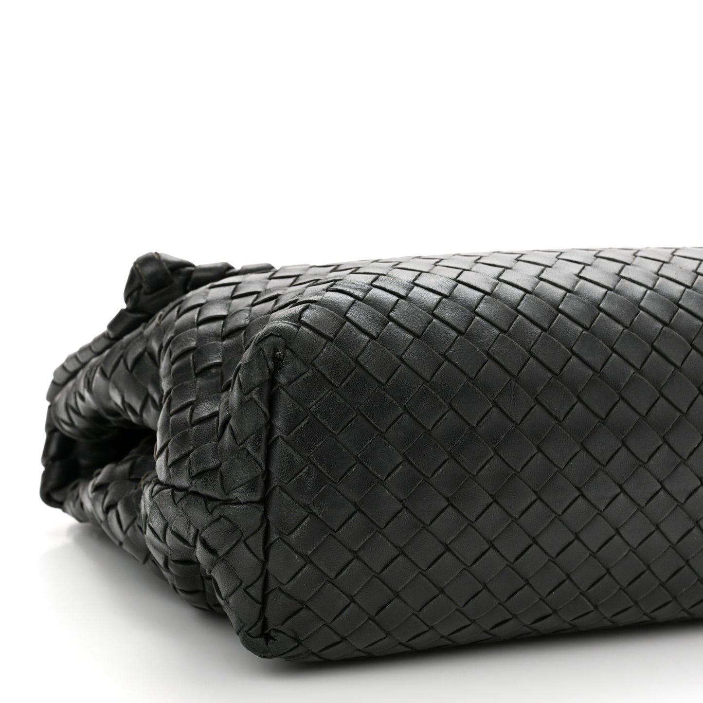 Nappa Intrecciato Medium Olimpia Shoulder Bag Black