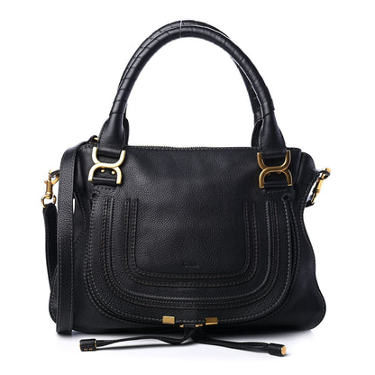 Chloe Calfskin Medium Marcie Satchel Black 1 of 9
