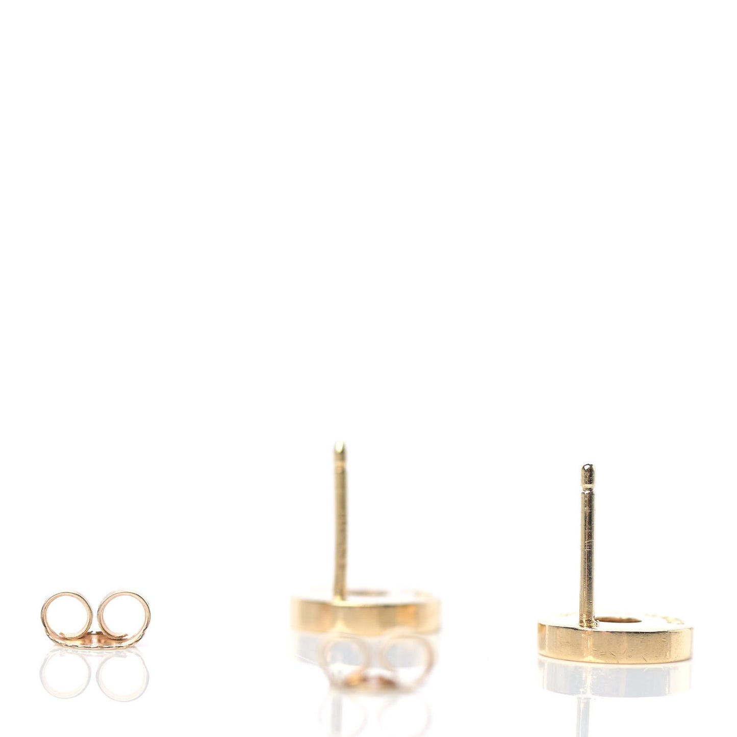 18K Yellow Gold 1837 Circle Earrings