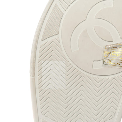 Chanel Calfskin CC Womens Sneakers 37.5 White 7 of 11