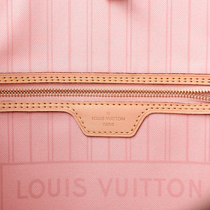 Louis Vuitton Damier Azur Tahitienne Neverfull MM 6 of 14