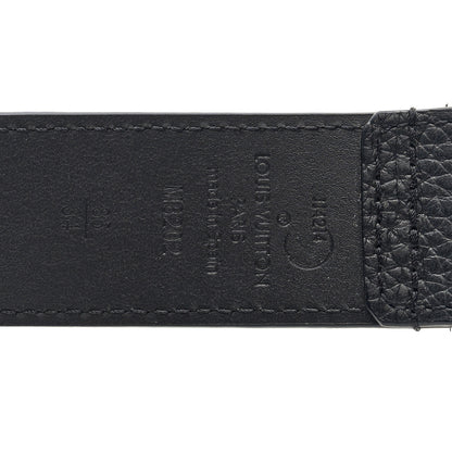 Louis Vuitton Taurillon 35mm Pont Neuf Belt 85 34 Black 85/34 Black 3 of 4