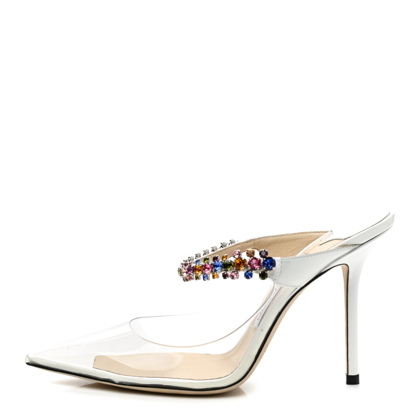 Patent Crystal Bing 100 Pumps 37.5 White Transparent