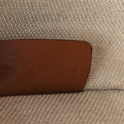 Celine Canvas Calfskin Cuir Triomphe Camera Shoulder Bag Tan 6 of 8