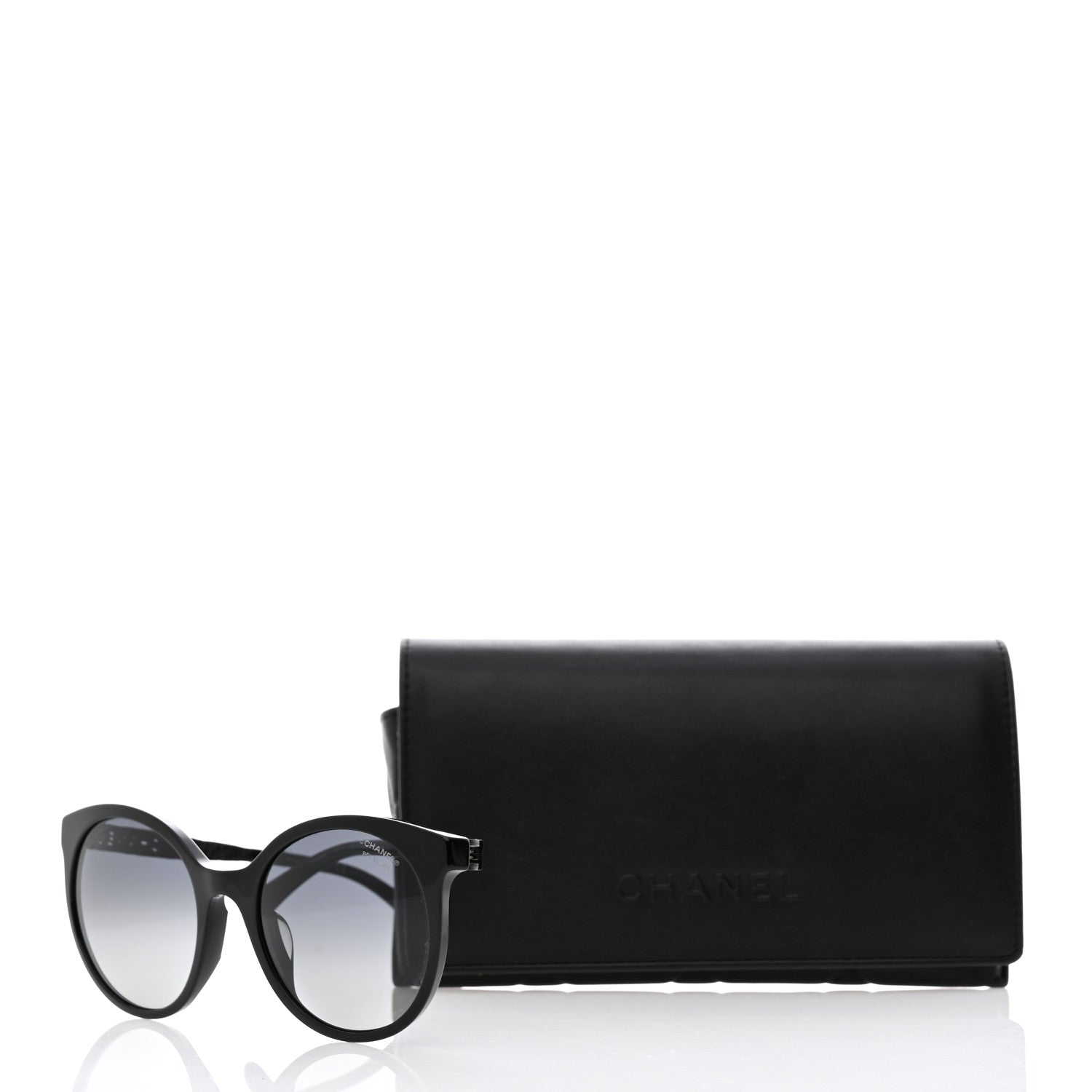 Chanel Acetate Metal Polarized Pantos Sunglasses 5440-A Black 8 of 8