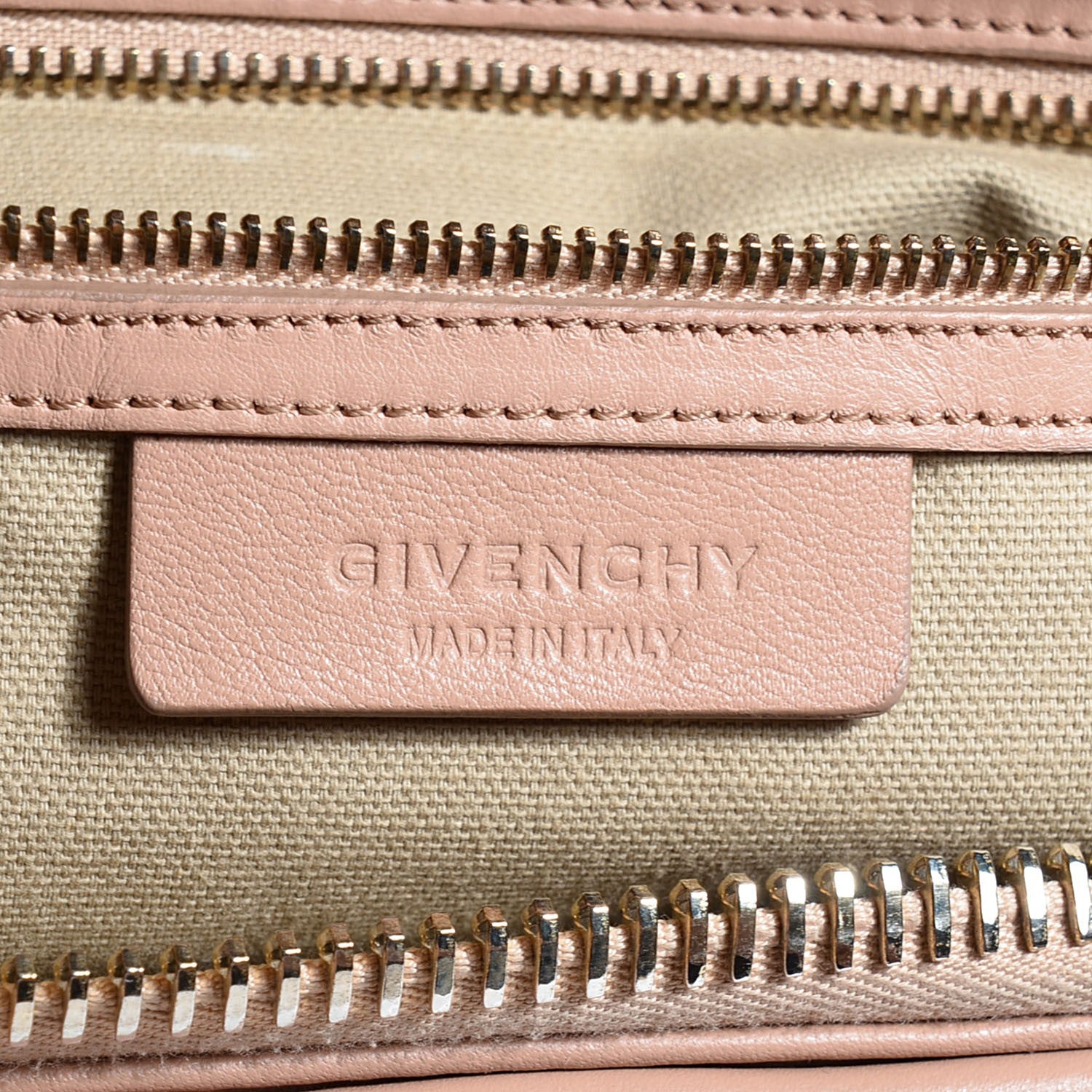 Givenchy Smooth Calfskin Woven Medium Antigona Latte Brown 8 of 10