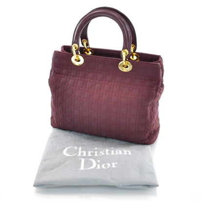 Christian Dior Nylon Cannage Large Lady Dior 3 of 10