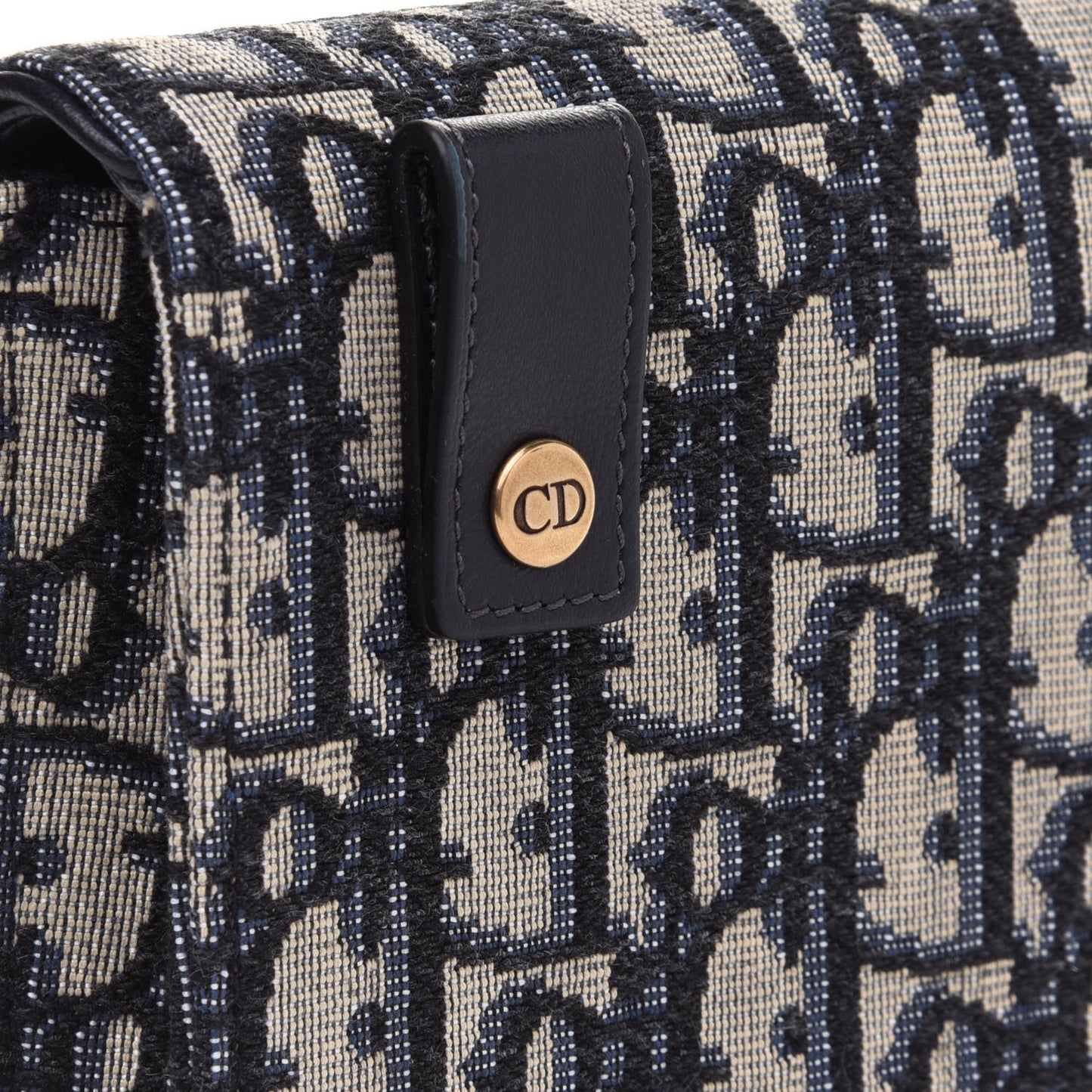Oblique Saddle Belt Bag Blue