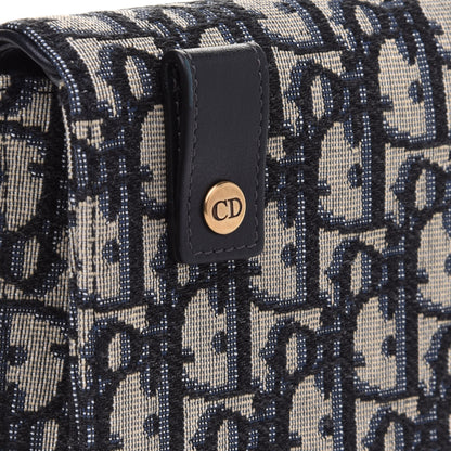 Christian Dior Oblique Saddle Belt Bag Blue 7 of 10