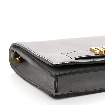 Christian Dior Calfskin J'Adior Wallet on Chain Pouch Grey 4 of 8