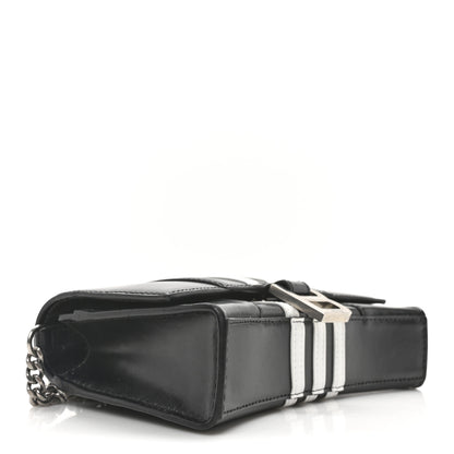Balenciaga X ADIDAS Box Calfskin Hourglass Chain Bag Black 4 of 9