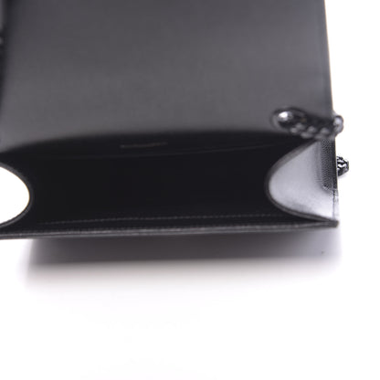 Saint Laurent Grain De Poudre Small Monogram Kate Satchel Black 5 of 9