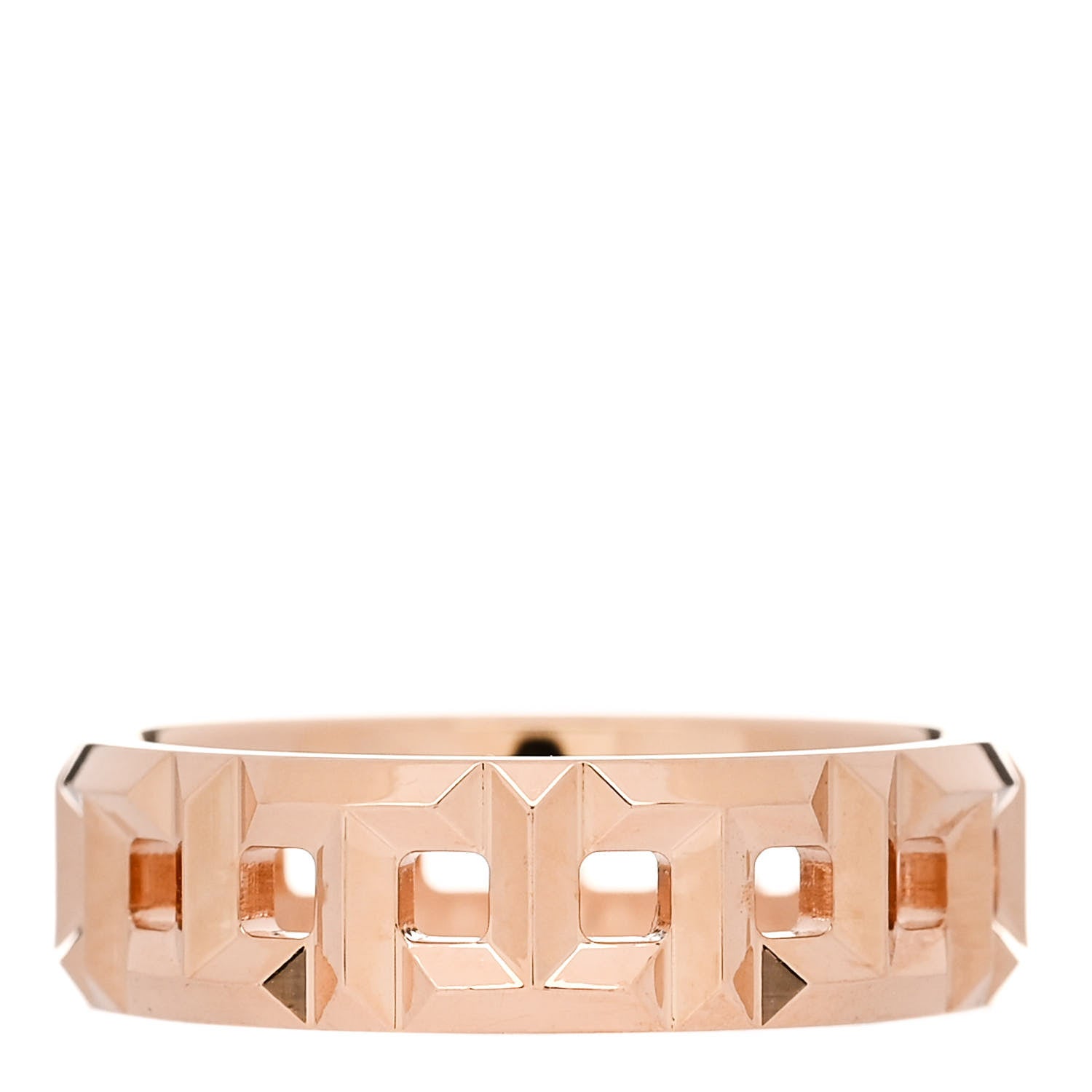 Tiffany 18K Rose Gold Wide T True Ring 52 6 4 of 5