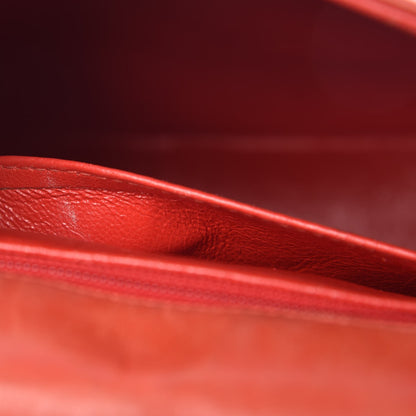 Chanel Lambskin Single Flap Red 13 of 22