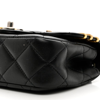 Chanel Lambskin Quilted Mini Coco Clips Single Flap Black 9 of 9