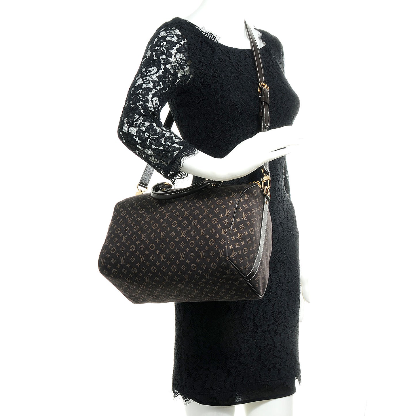 Monogram Idylle Speedy Bandouliere 30 Fusain