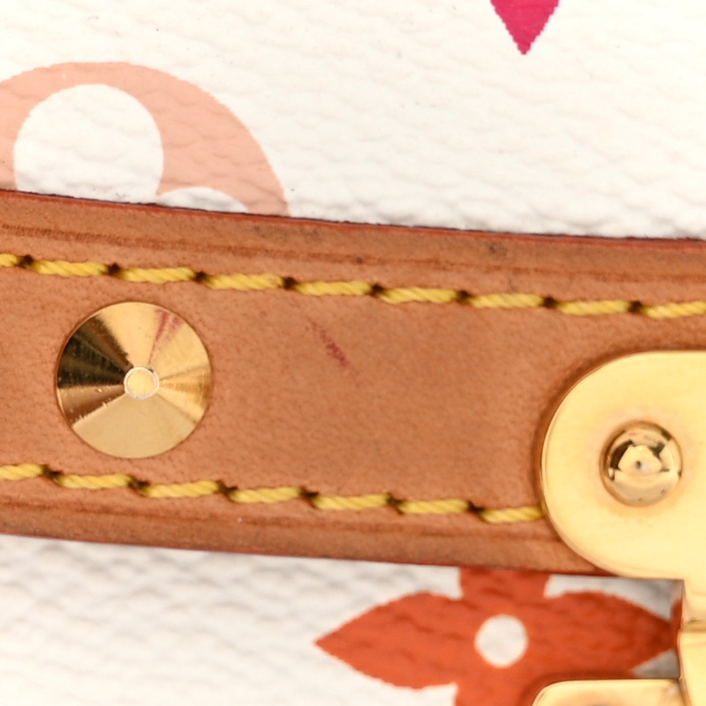 LOUIS VUITTON Monogram Multicolor Sologne White