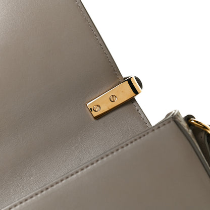 Chloe Shiny Calfskin Suede Mini C Double Carry Motty Grey 17 of 17