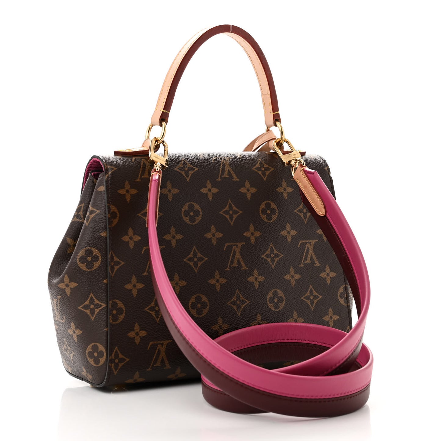 Monogram Cluny BB Bordeaux Fuchsia
