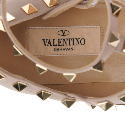 Valentino Garavani Nappa Rockstud Cage Ballerina Flats 36 Poudre 7 of 7