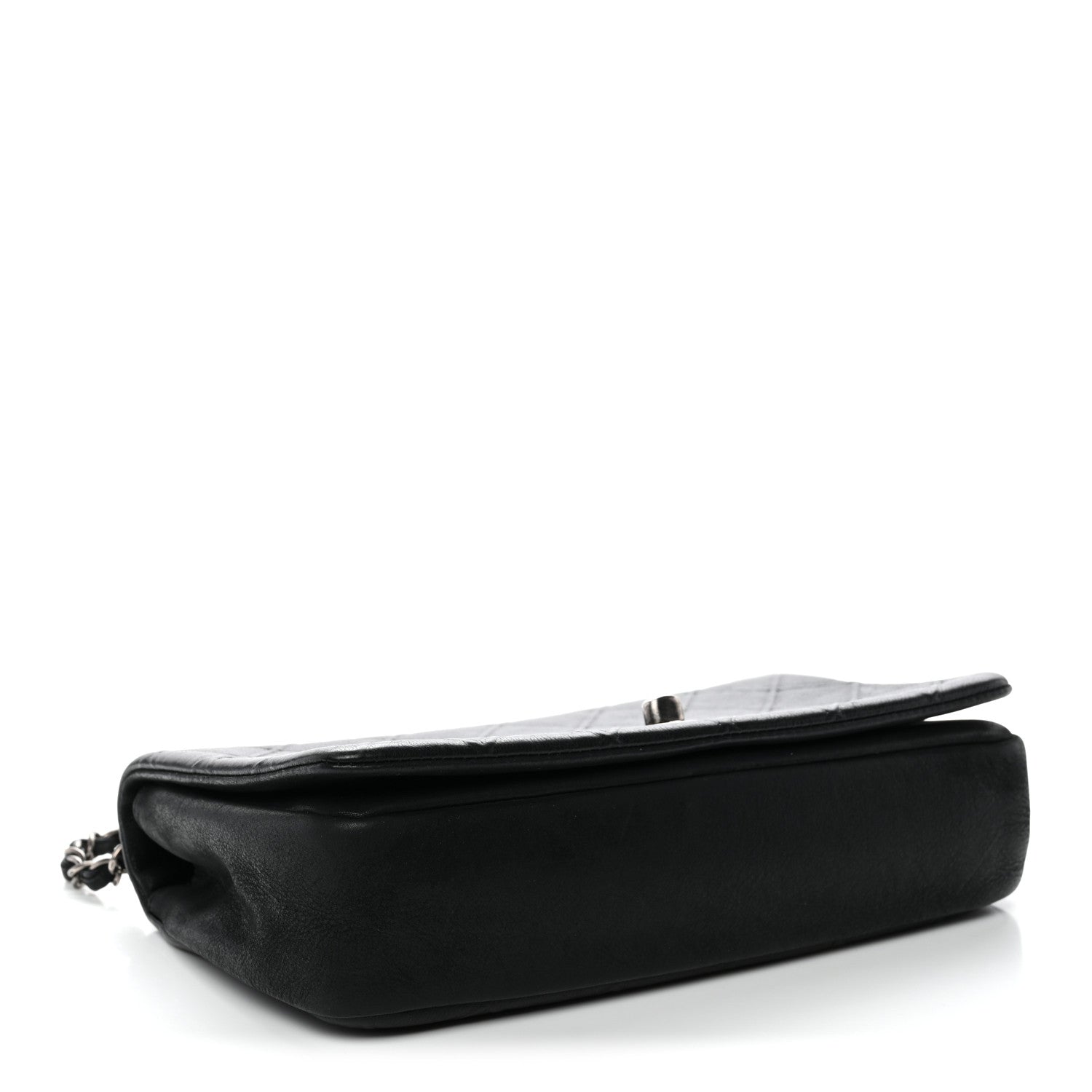 Chanel Calfskin Diamond Embossed New Chic Flap Black 4 of 11